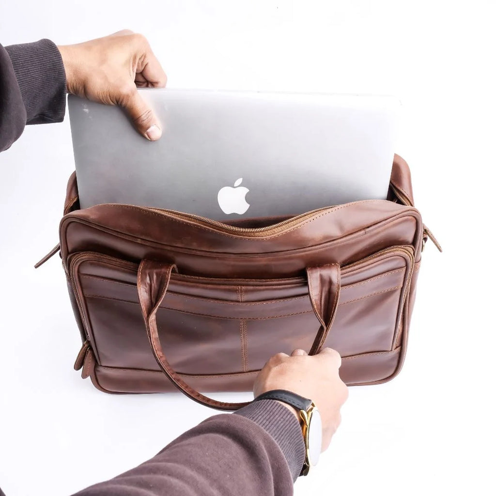 Men's Genuine Cow Leather Bag | Premium Leather Bag